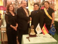 Global Group President David Diaz & Madrid-Cibeles President Victor Blanco celebrating their "Partnership for Peace"