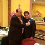 David Diaz (Founder & President) being inducted as an Honorary Rotarian for his work in the field of peace.
